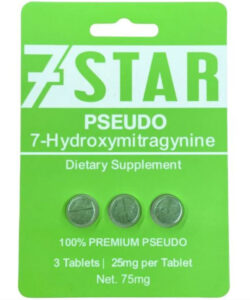 7 Star Pseudo 7-Hydroxymitragynine kratom 25mg tablets