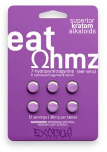 Eat Ohmz 7OH Kratom Purple 30mg Tablets